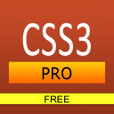 CSS3 Pro Free Icon