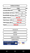 Calculadora de Horas Extras screenshot 1