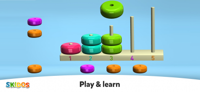 SKIDOS Sort and Stack: Learning Games for Kids screenshot 3