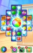Geléia Paraíso - Jogos de puzzle Combinar 3 doces screenshot 8