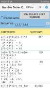 Calculadora de series numérica screenshot 0