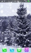 Winter Snowfall Live Wallpaper screenshot 1