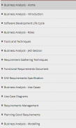 Business Analyst Tutorials screenshot 0