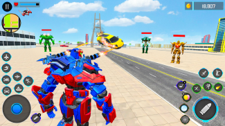 Robot Transform War Car Games screenshot 2