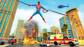 Flying Rope Superhero Mission screenshot 1