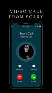 Video call from scary clown - creepy vid prank screenshot 0