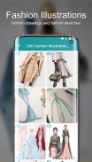 300 Fashion Illustrations screenshot 6