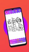 dog coloring book - Games screenshot 3