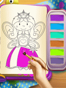 Fairy Princess Coloring Pages screenshot 1