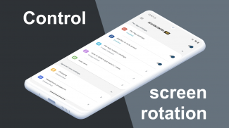 ローテーションコントロール：画面の向きをアプリごとに切り替え screenshot 2