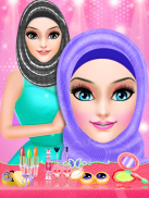 Hijab Wedding Makeup Dress Up screenshot 2