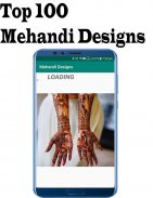 Top 100 Mehandi Designs screenshot 0