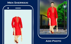 Men Sherwani Suit Photo Editor screenshot 0