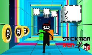 stickman chạy 4D - Fun chạy screenshot 4