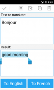 Perancis penterjemah kamus screenshot 3