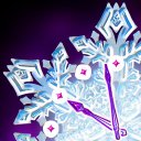 Christmas Snow Clock Icon