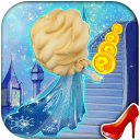 princess frozen : the ice queen elsa run game kids Icon