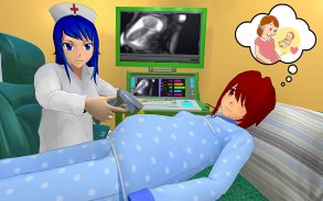 Anime Family Life Simulator: Pregnant Mother Games screenshot 2