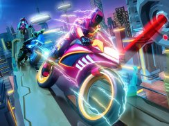 Cyber Bike Racing - Light Bike Stunt Racing Games screenshot 0