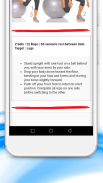 25-Minute Full Body Stability Ball Workout Routine screenshot 6