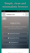 vBrowser for Hide it Pro screenshot 0