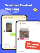 JusTalk Kids - Video Chat e Messenger più sicuri screenshot 12