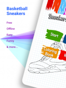 Basketball Shoes Coloring Book screenshot 4