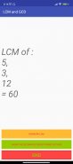 Calculator LCM and GCD screenshot 3