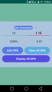 CGPA Calculator screenshot 1