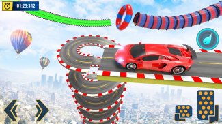 Gt Car Stunts: Ramp Car game screenshot 1