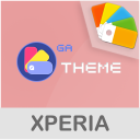 COLOR™ Theme | Premium Red 🎨Design For XPERIA