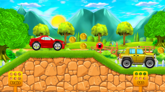 儿童汽车山赛车游戏 - 幼儿驾驶 screenshot 5