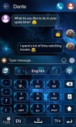 Nebula Keyboard Theme & Emoji screenshot 2