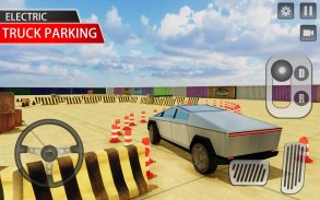 Cyber Pickup Truck Parking 3D screenshot 1