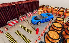 Modern Police Car Parking - Car Games screenshot 0