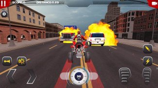 ATV Quad Bike Racing : Bike Shooting Game Free screenshot 2