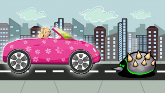 Barbie Traffic Racing screenshot 0