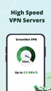 VPN फ्री - GreenNet हॉटस्पॉट VPN और निजी ब्राउज़र screenshot 3
