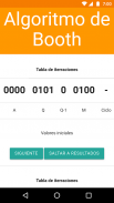Booth Algorithm Calculator screenshot 1