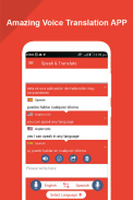 التحدث وترجمة جميع اللغات مع مترجم الصوت screenshot 0