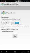 Invisible active Widget screenshot 1
