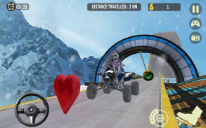 Impossible Snow ATV Bike Stunt screenshot 19