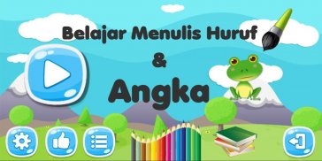 Belajar Menulis Huruf / Angka screenshot 0