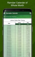 Ramadan Timings Calendar 2017 screenshot 5