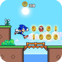 Soni New  Super Fast Blue Hedgehog Run and Fight