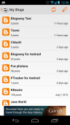 Blogaway for Android (Blogger) screenshot 5