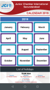 JCI Secunderabad Calendar 2019 screenshot 3