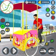 City Ice Cream Man Free Delivery Simulator Game 3D screenshot 0