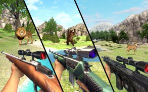 حيوانات الغابة الحقيقية الصيد - لعبة اطلاق النار screenshot 2
