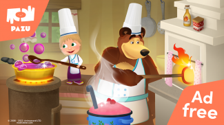 Masha e o Urso - Cozinhando screenshot 0